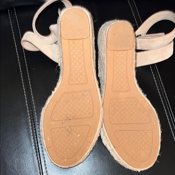 Tory Burch Tan Suede Espadrille Wedges - Picture 4 of 7